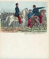 04x083.5 - Union soldiers on horseback in front of line of soldiers, Civil War Illustrations from Winterthur's Magnus Collection